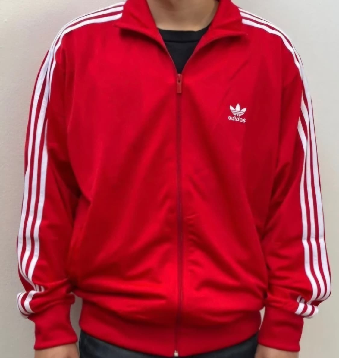 아디다스 빨간색 파이어버드 져지 2XL(한국기준) 상품이미지1