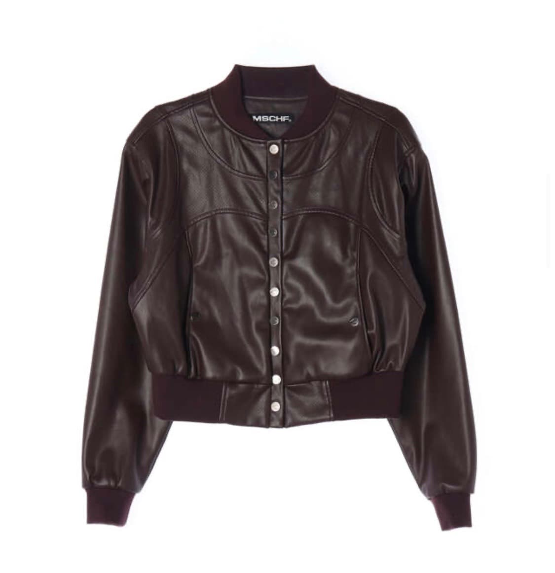 미스치프 레더 봄버 자켓 상품이미지1