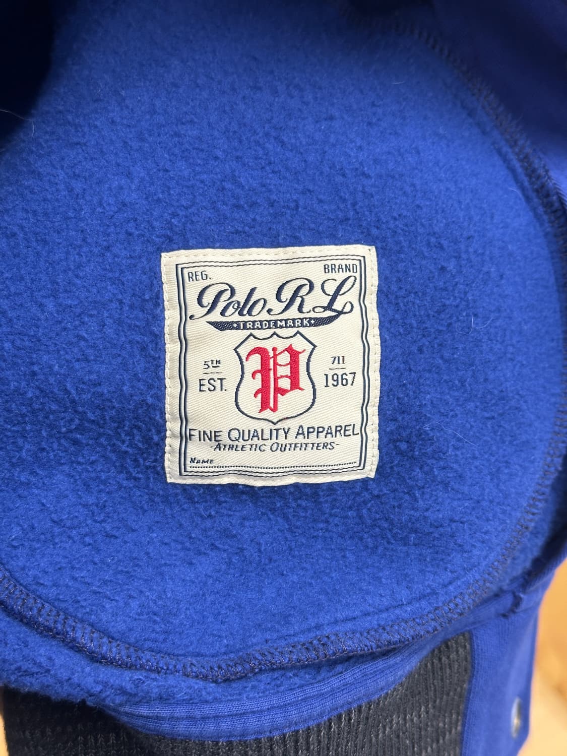 [M] 폴로 랄프 로렌 타이거 바시티 자켓 블루 상품이미지4