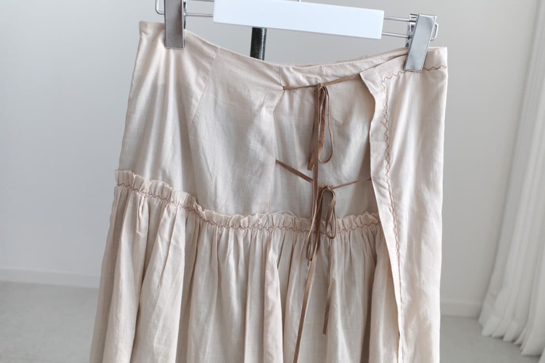 shirring wrap skirt  상품이미지3