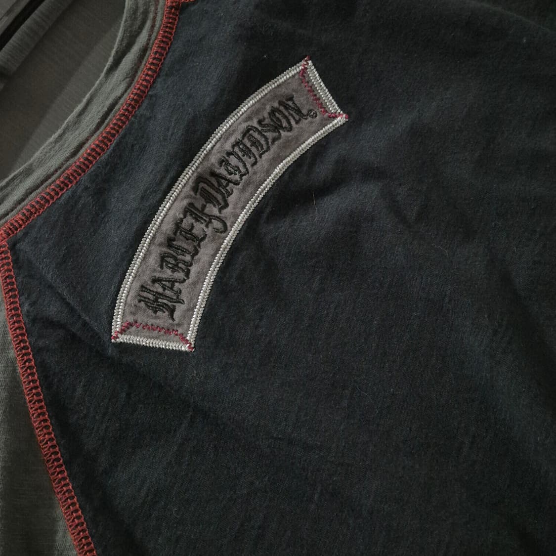 할리데이비슨 레드 스티치 롱슬리브 XL사이즈 상품이미지5