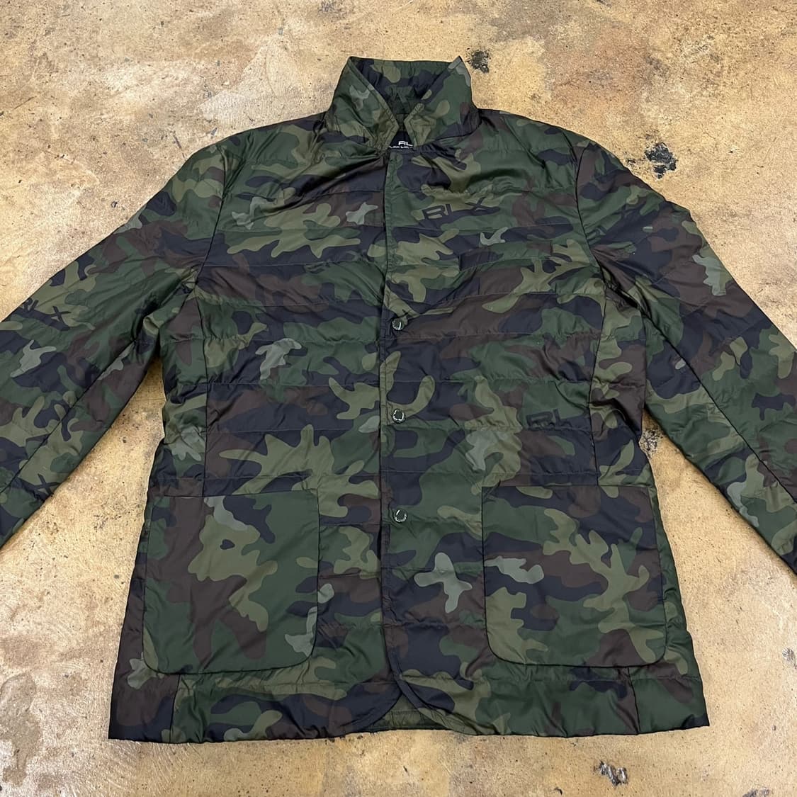 [정품/L] RLX 랄프로렌 폴로 카모 경량 패딩 b19 상품이미지3