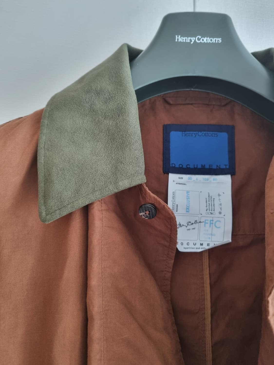 헨리코튼 (FFC x DOCUMENT) Waxed British Cott 상품이미지2