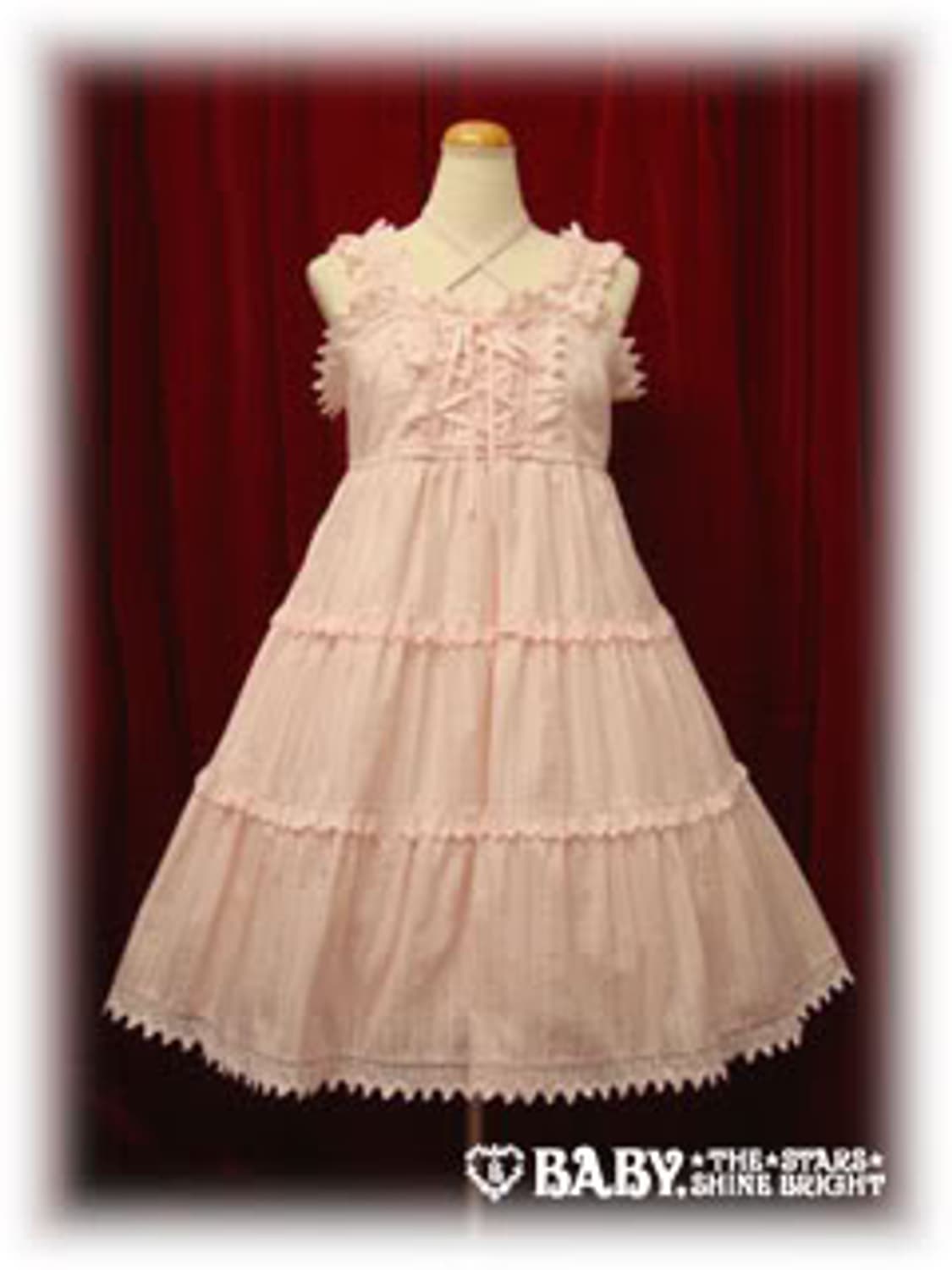 베이비더스타샤인 올드스쿨 핑크 jsk 로리타 상품이미지1