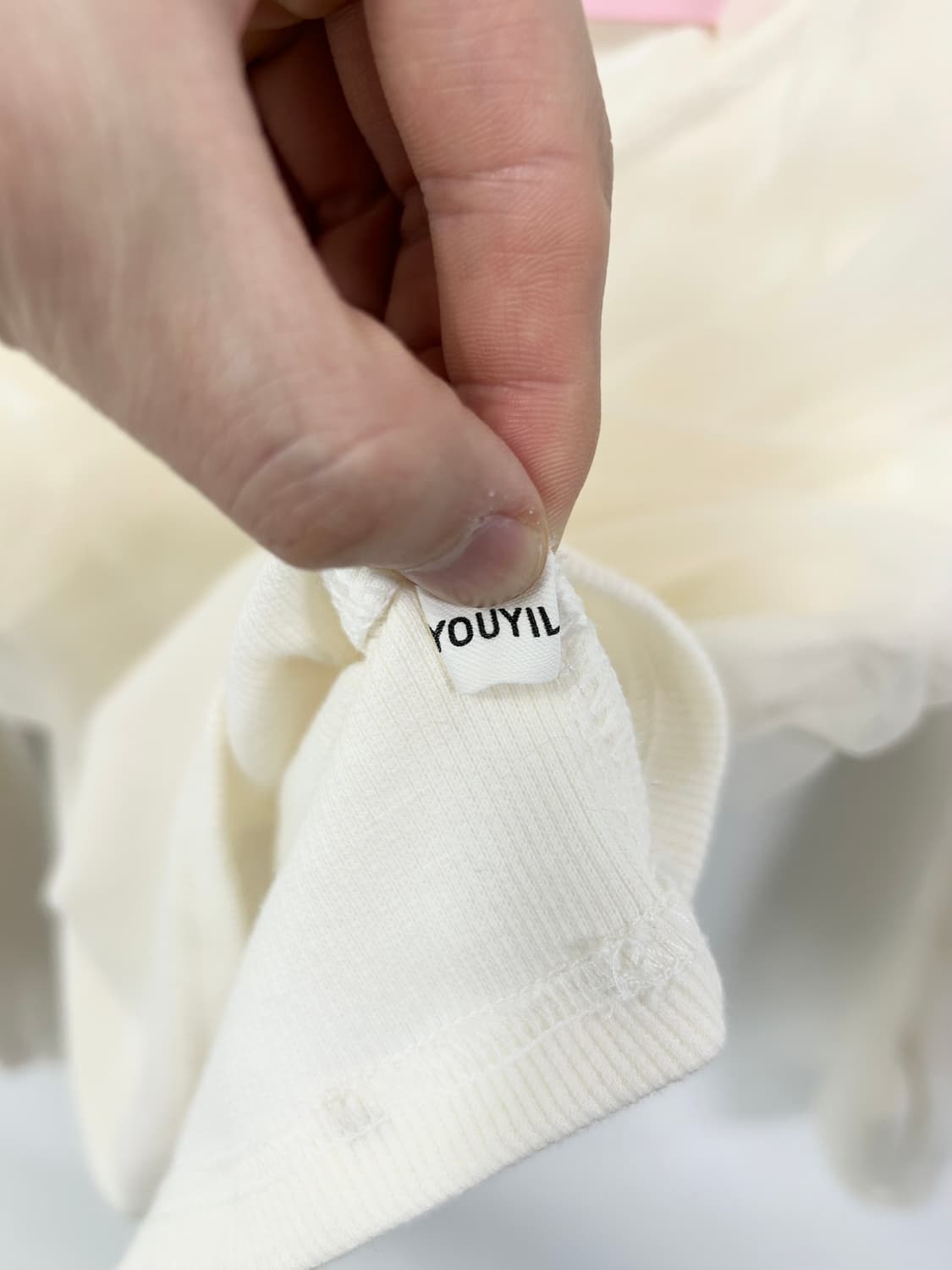 [YOUYI] 로걀 쉬폰 레이스 오프숄더 탑 상품이미지6