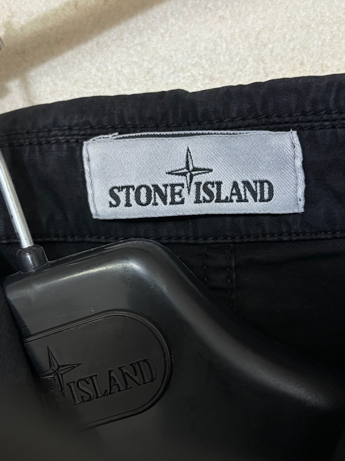 스톤아일랜드 올드이펙트 오버셔츠 블랙 상품이미지5