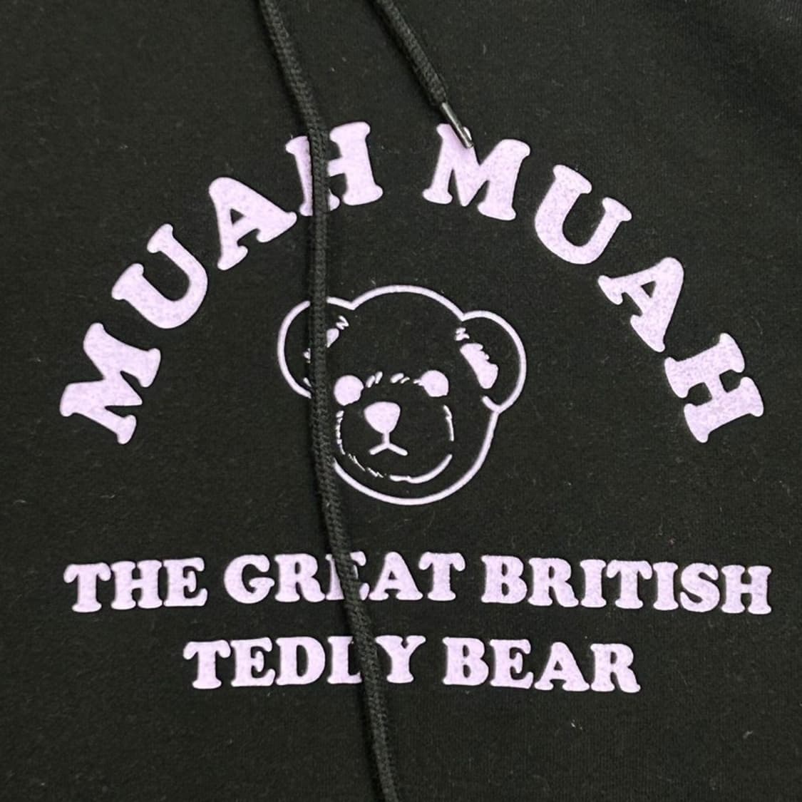 무아무아 테디베어 그래픽 후드티 F 상품이미지2