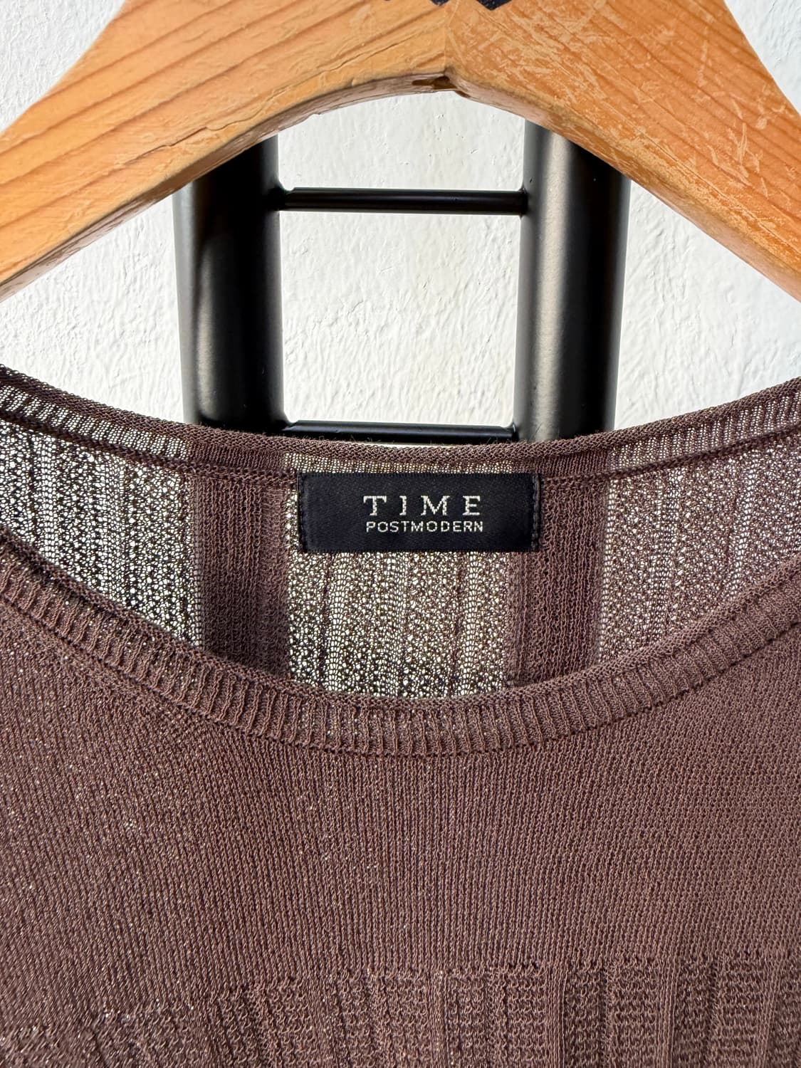 정품) TIME 타임 한섬 브라운 니트 90 F 상품이미지5