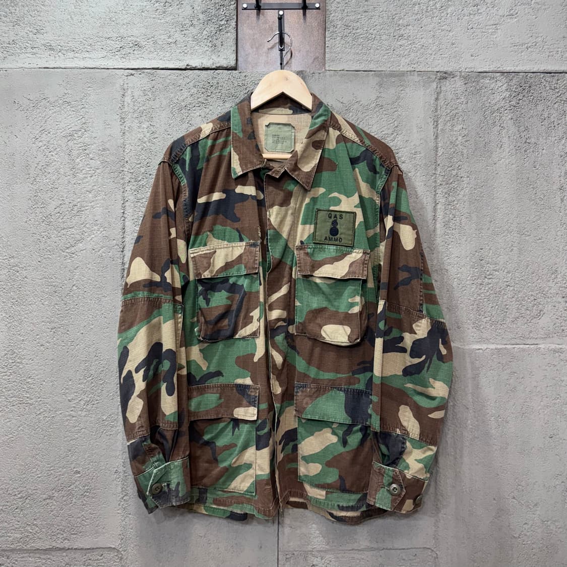80s US amry 미군 탄약부대 BDU 셔츠 (L)   상품이미지2