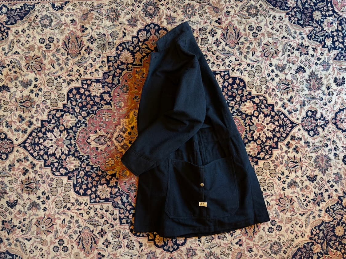 사사프라스 헤비멜톤울 코트 100 상품이미지5