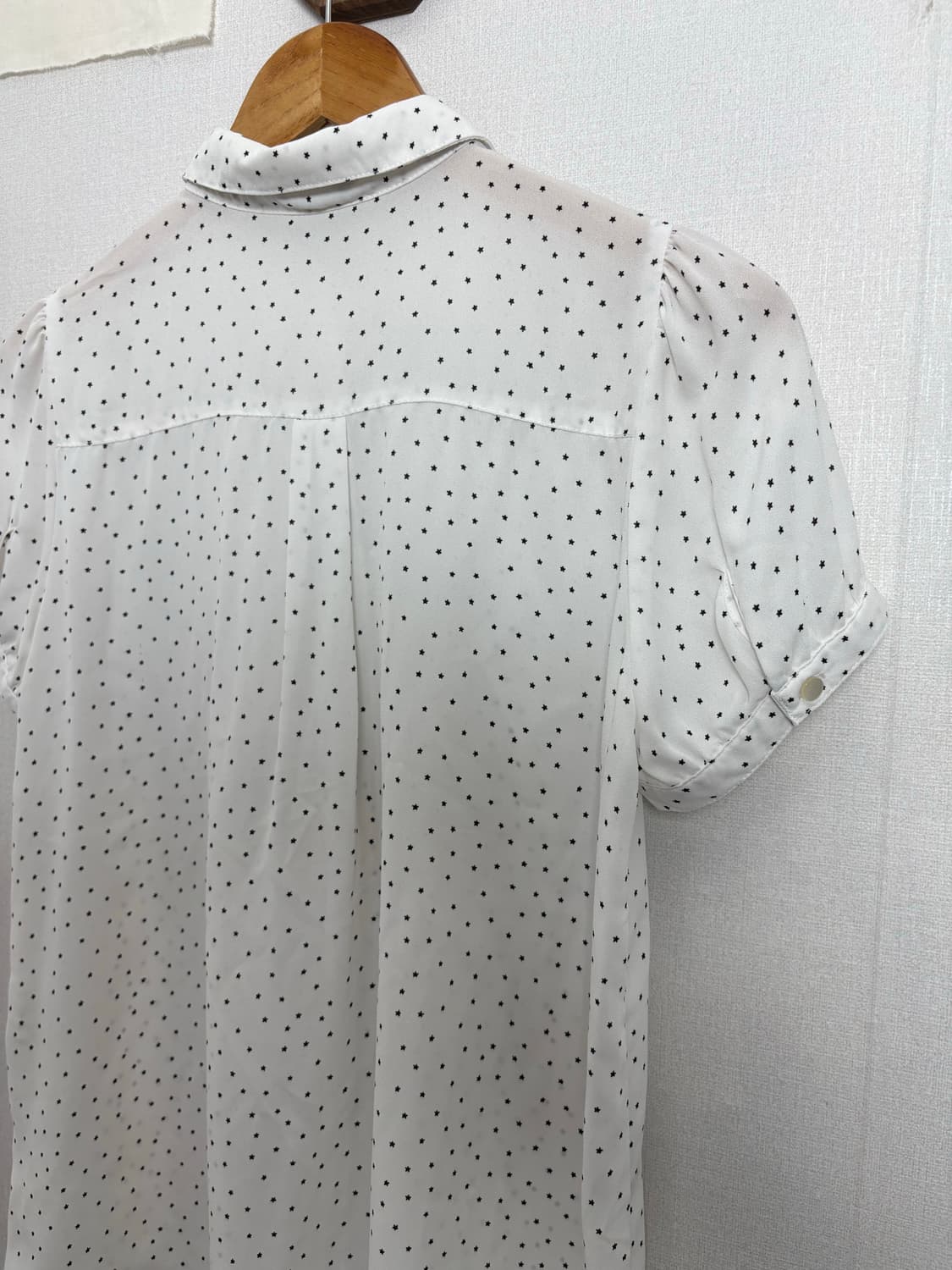 화이트 별 도트 블라우스 상품이미지6