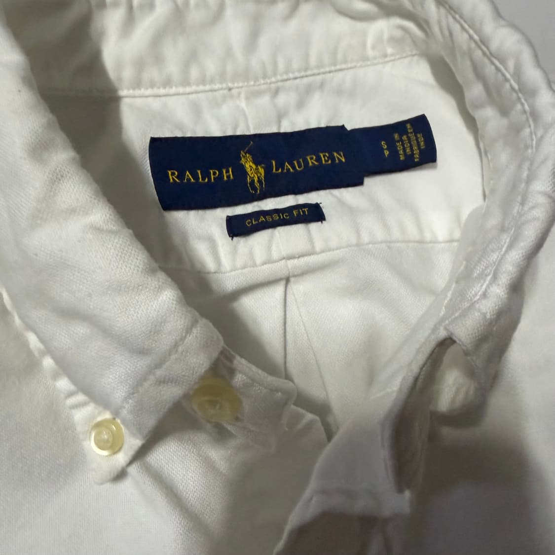 랄프로렌 클래식 핏 코튼 셔츠  상품이미지4