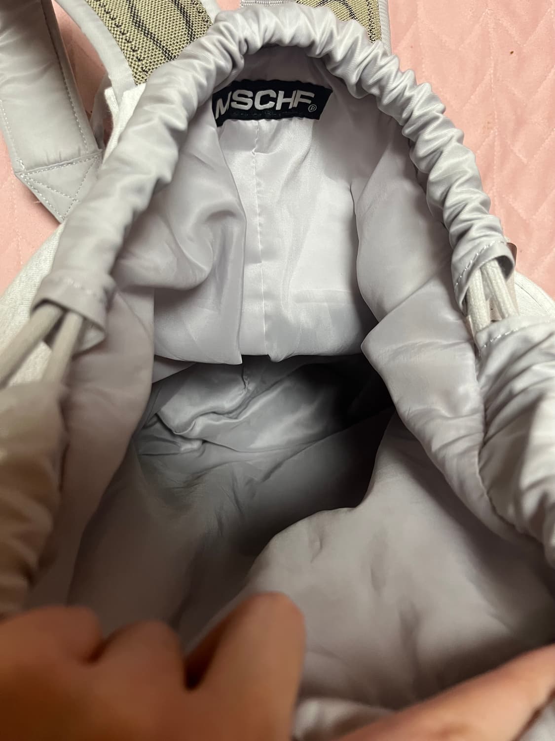 미스치프 더플백 그레이 백팩 (중고) 상품이미지5