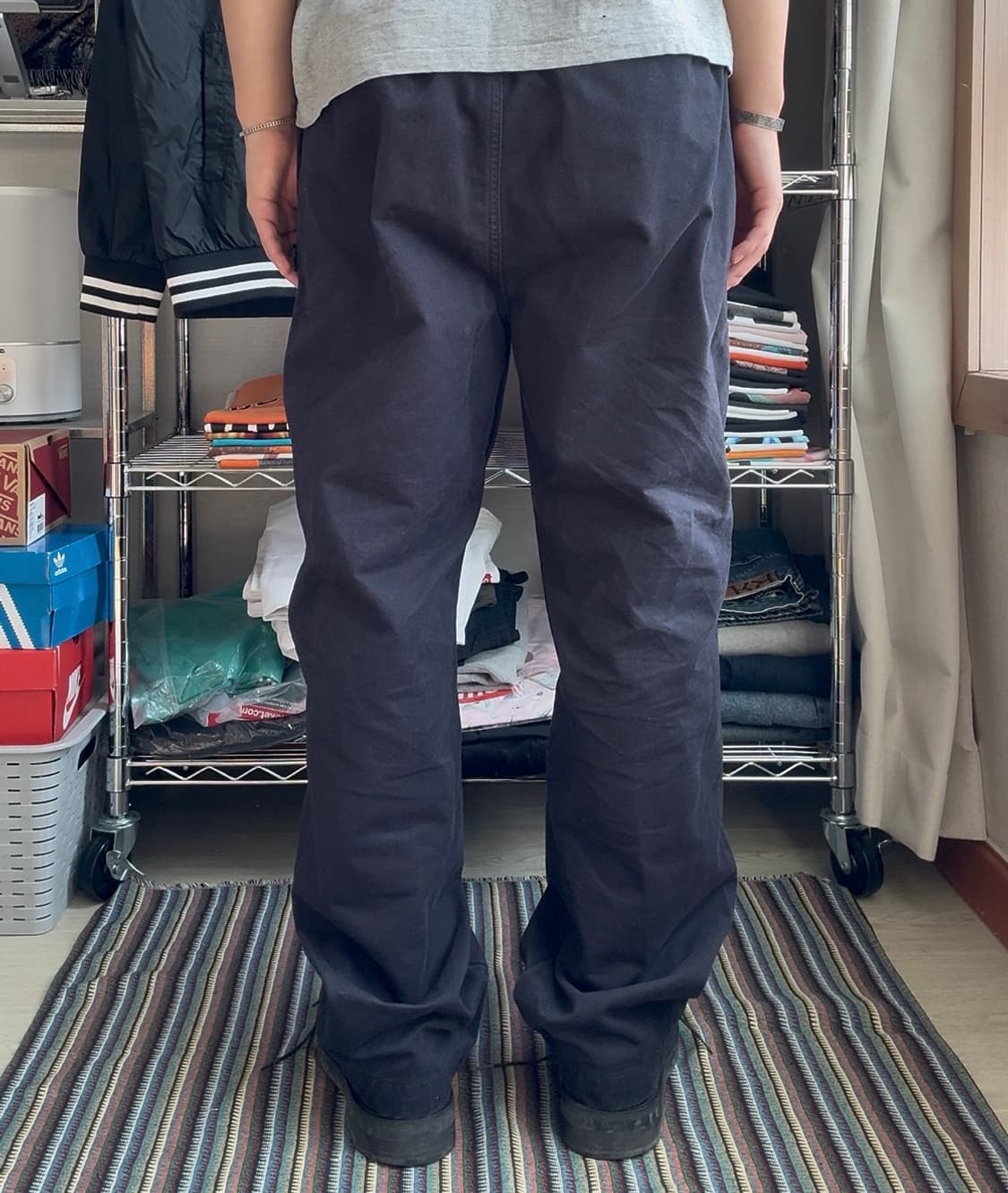 스투시 비치 팬츠 네이비 상품이미지3