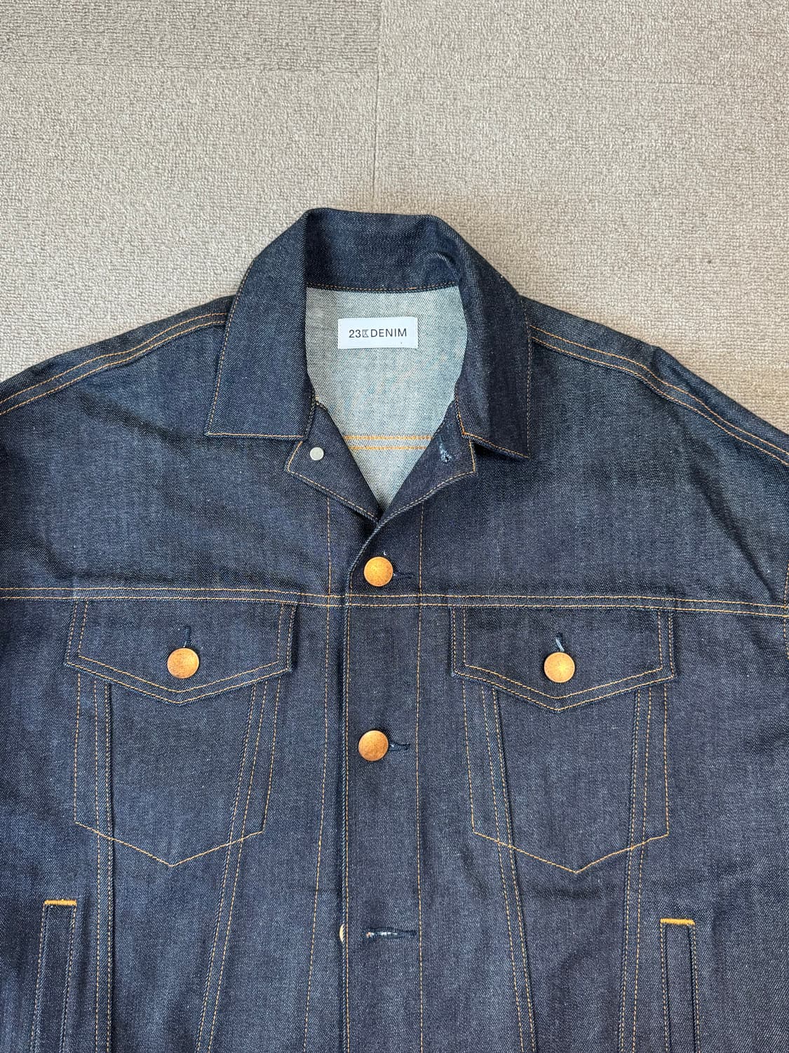 23구 오버핏 데님 자켓 상품이미지2