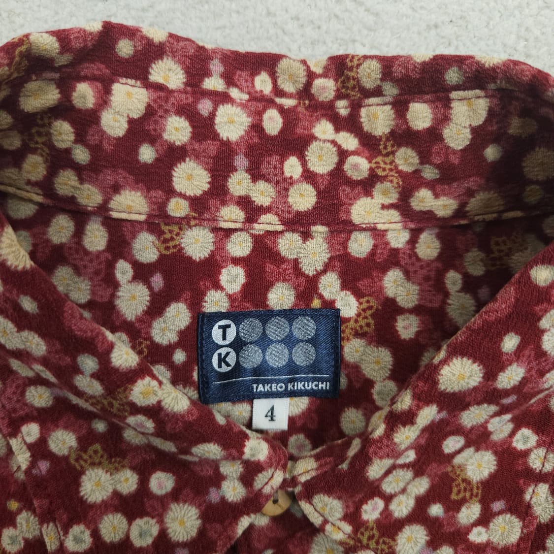 타케오키쿠치 플로럴 셔츠 4 상품이미지4