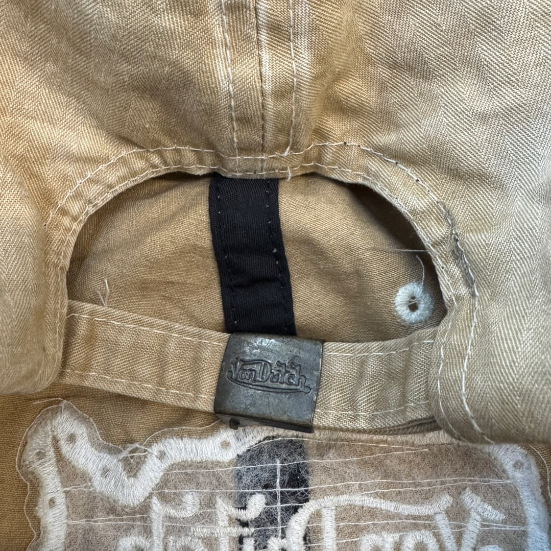 본더치 Y2K 베이지 볼캡 상품이미지4