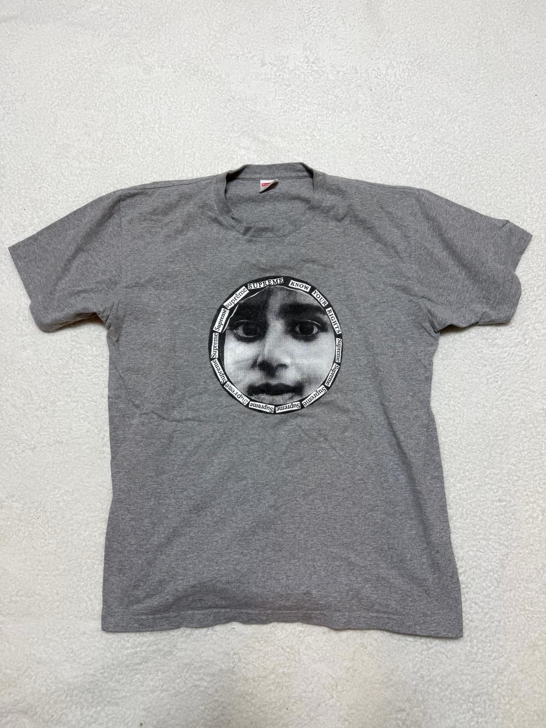 슈프림 노 유얼 라이츠 프린팅 반팔 티셔츠 XL 상품이미지1