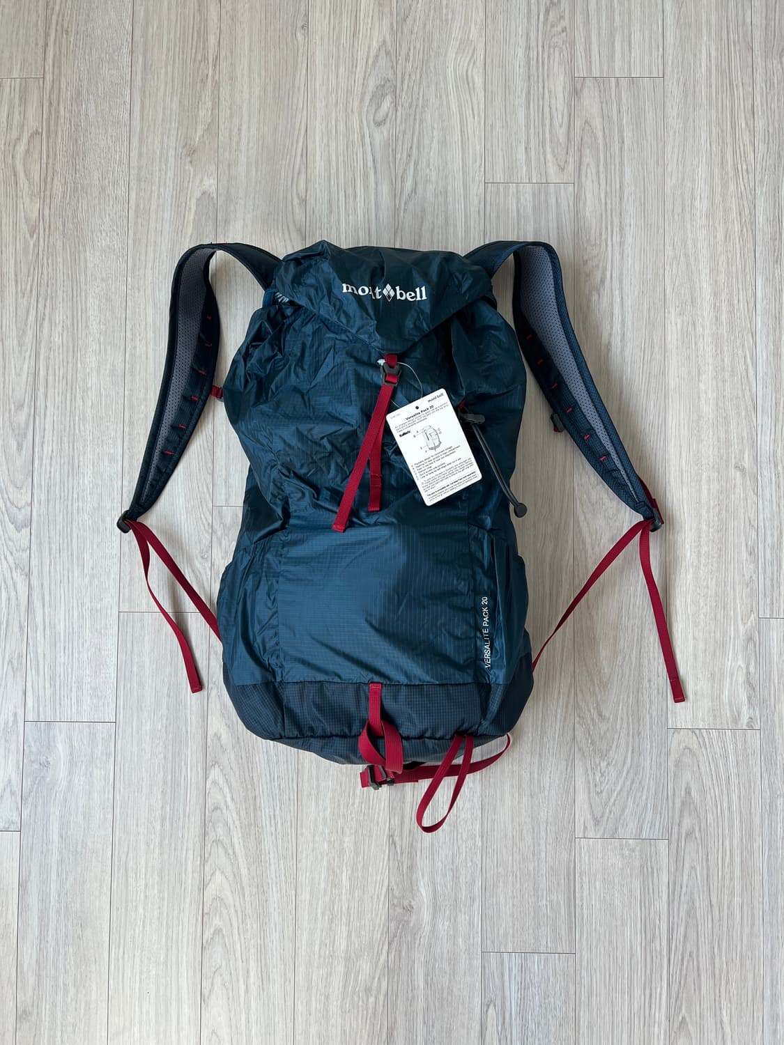 (새상품) 몽벨 버사라이트 팩 20 백팩 블루 블랙 상품이미지6