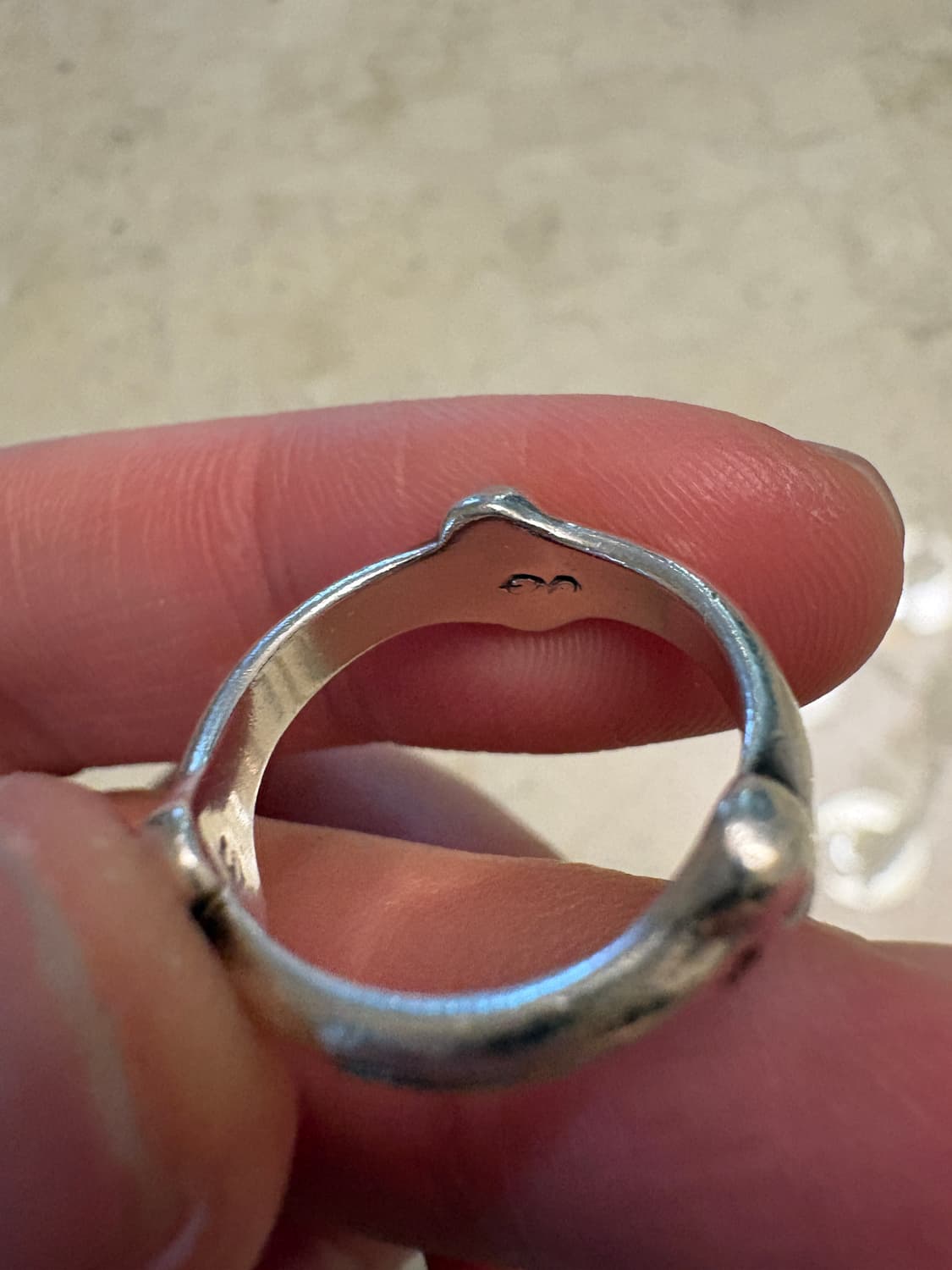 7) 솔로이스트 본 쉐입 밴드 링 상품이미지3