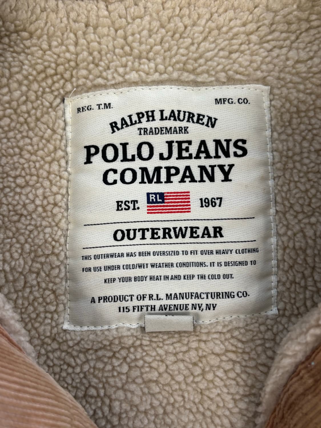 Polo ralph laulen coduroy sherpa jacket 상품이미지5