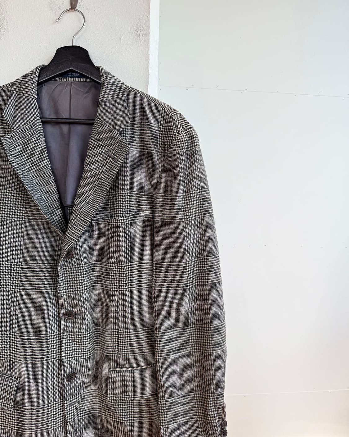 폴로 랄프로렌 블랙 화이트 하운드투스 3b 블레이저 자켓  상품이미지5
