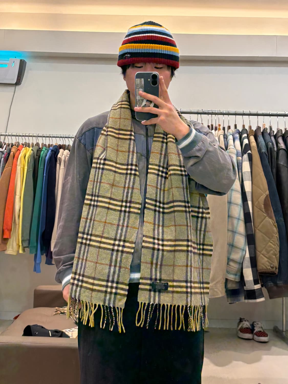 버버리 체크 머플러 상품이미지7