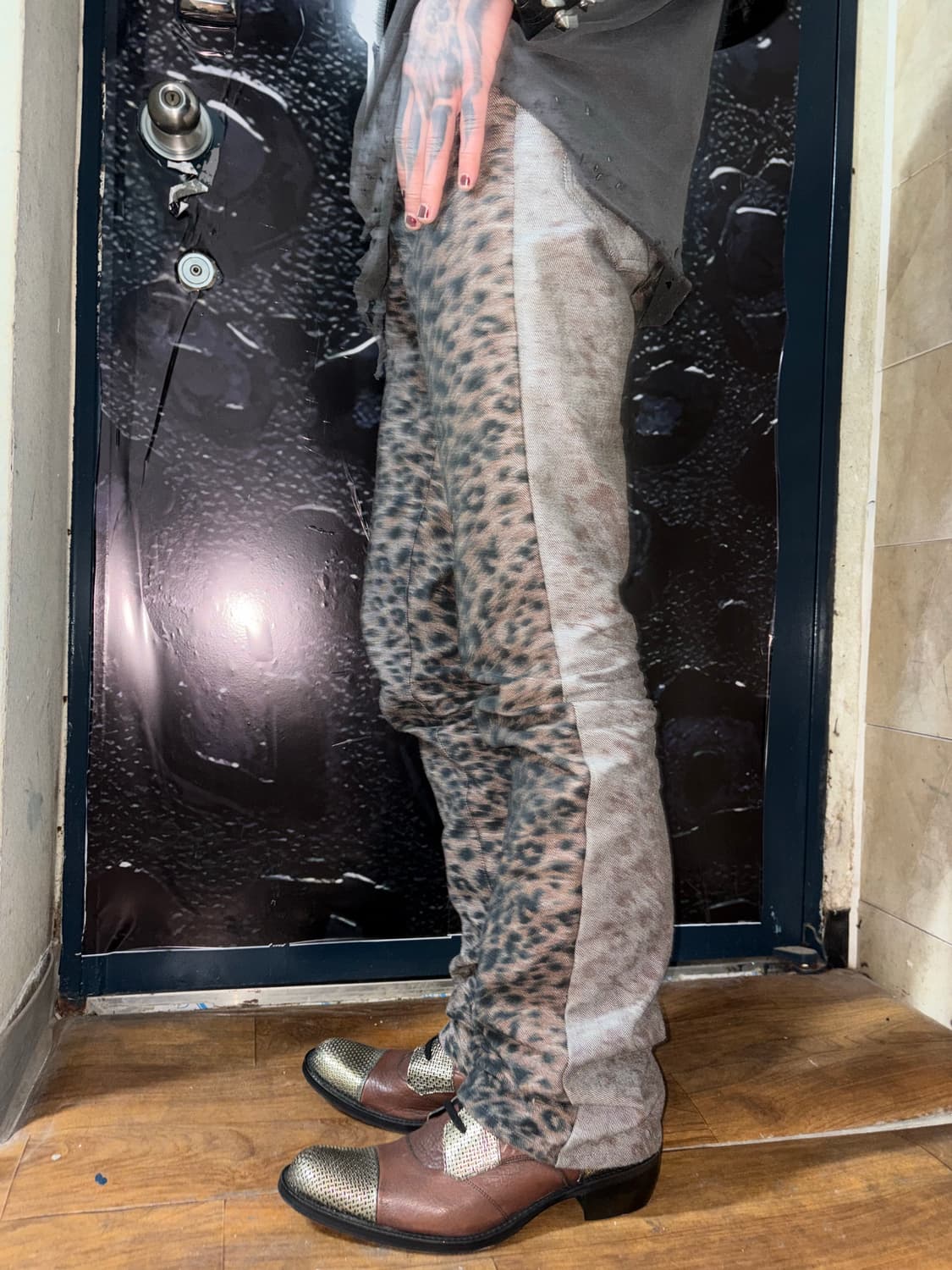 5351 pour les hommes loopard boots cut  상품이미지8