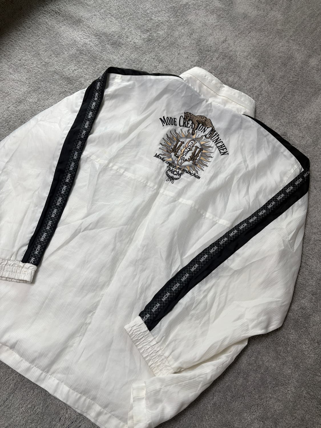 Vintage MCM Leopard piping  jumper  상품이미지6