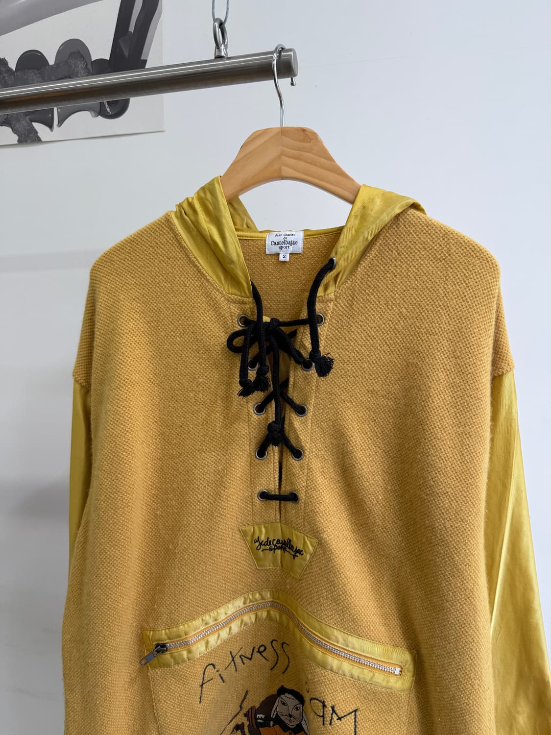 빈티지 CASTEL BAJAC (Made in Japan) 자수 아노락 상품이미지2
