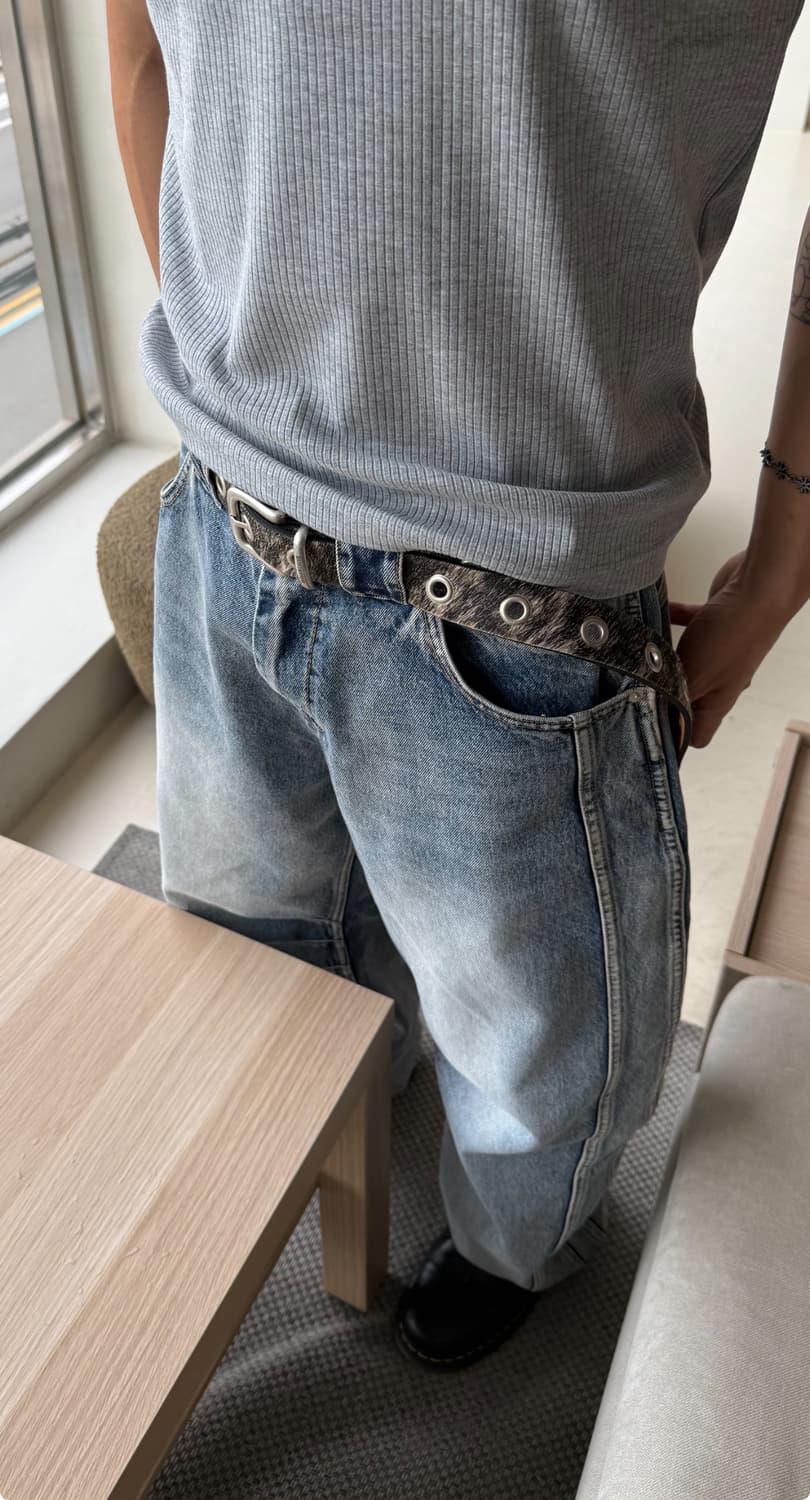 9999아카이브 송치 와이드 벨트 상품이미지1