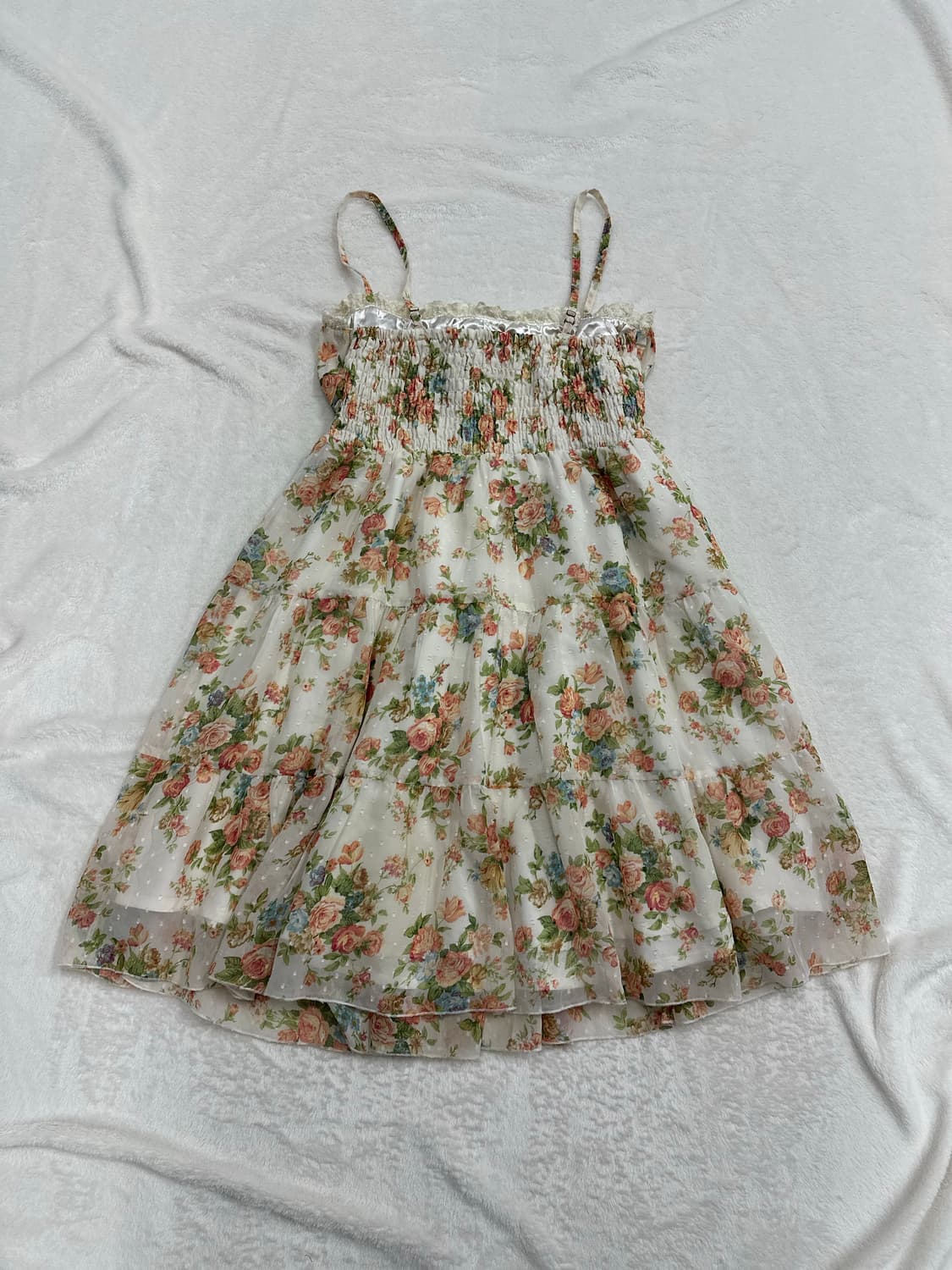 (F)리즈리사 레이스프릴 플라워 슬립 리본 원피스 히메갸루 핀터깔 러블리 상품이미지6