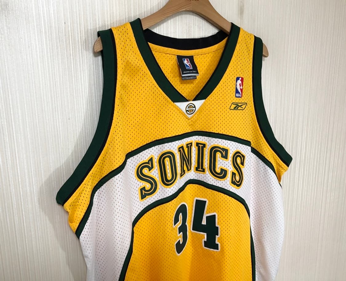 NBA 리복 04-05 시애틀슈퍼소닉스 올드유니폼 2XL(해외) 레이앨런 상품이미지6