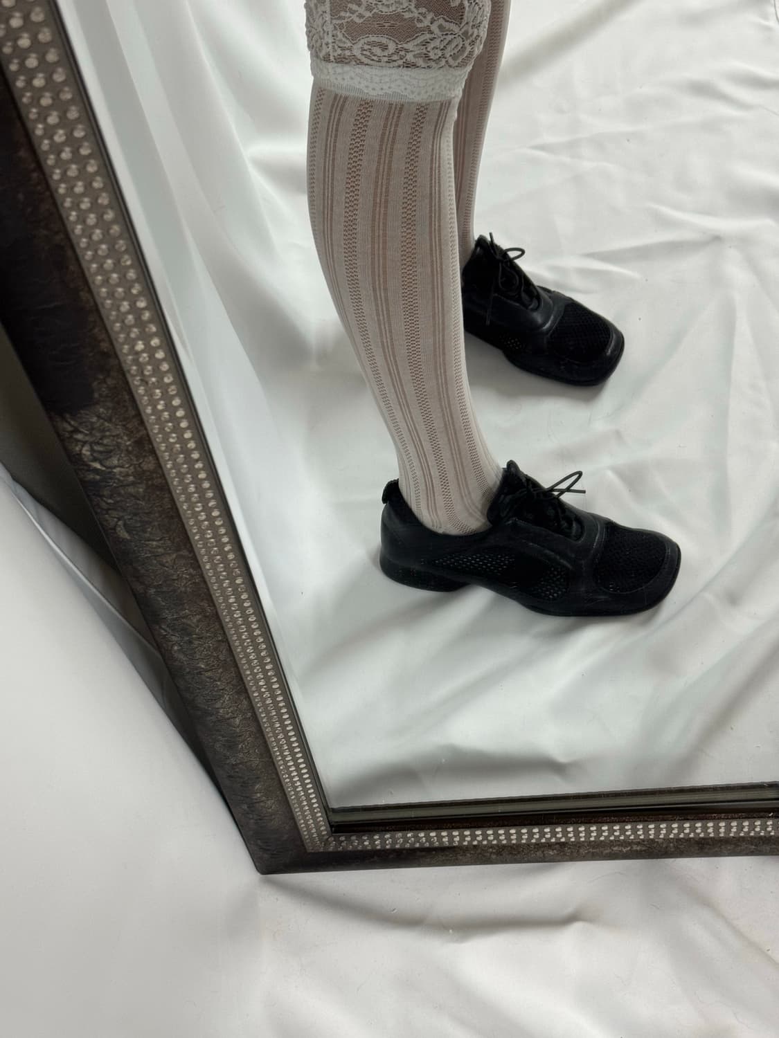 Prada sports mesh leather sneakers 상품이미지7