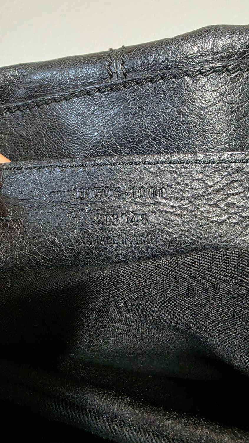 발렌시아가 모터백 위켄더 블랙 다크그린 + 주문제작 이너백 상품이미지6