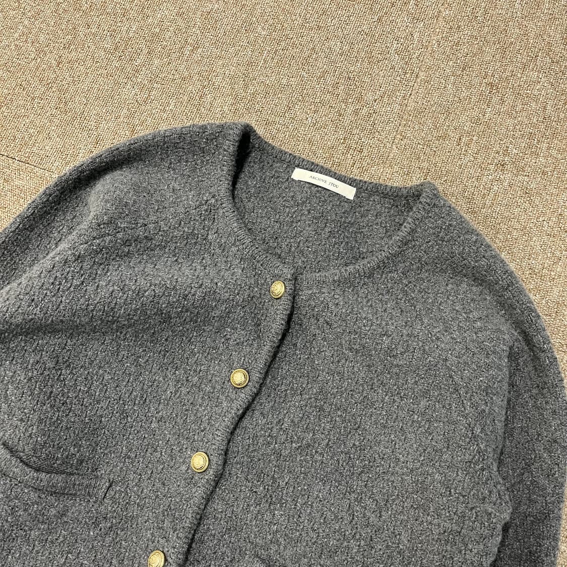 아카이브제이투유 오버핏 다이애나 가디건 상품이미지3