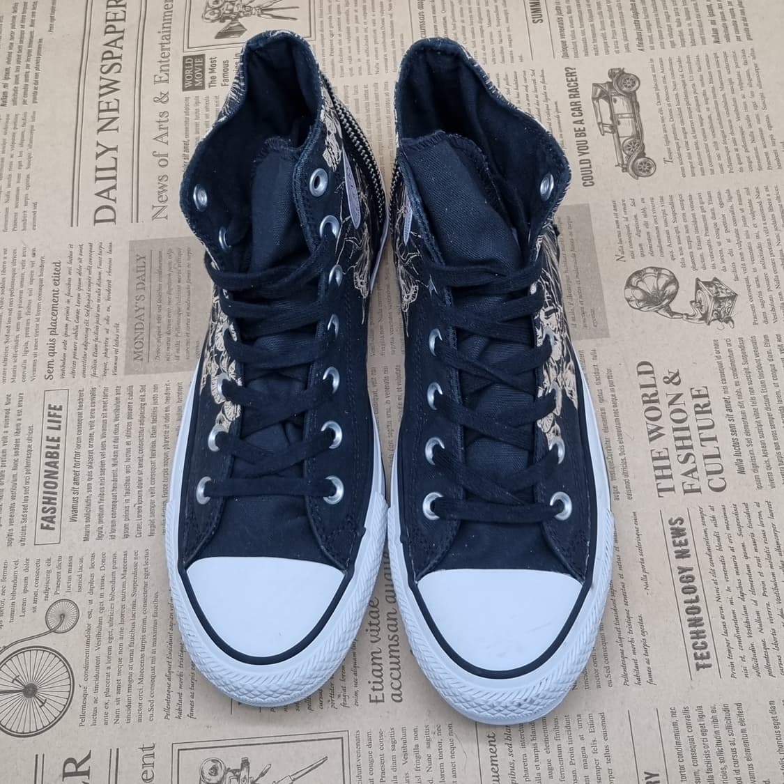 컨버스 척테일러 올스타 하이 블랙 245 상품이미지2