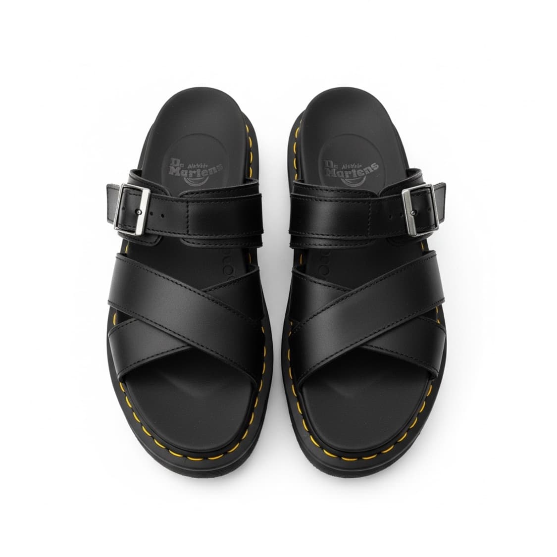 닥터마틴 블랙 레더 버클 샌들 240 상품이미지1