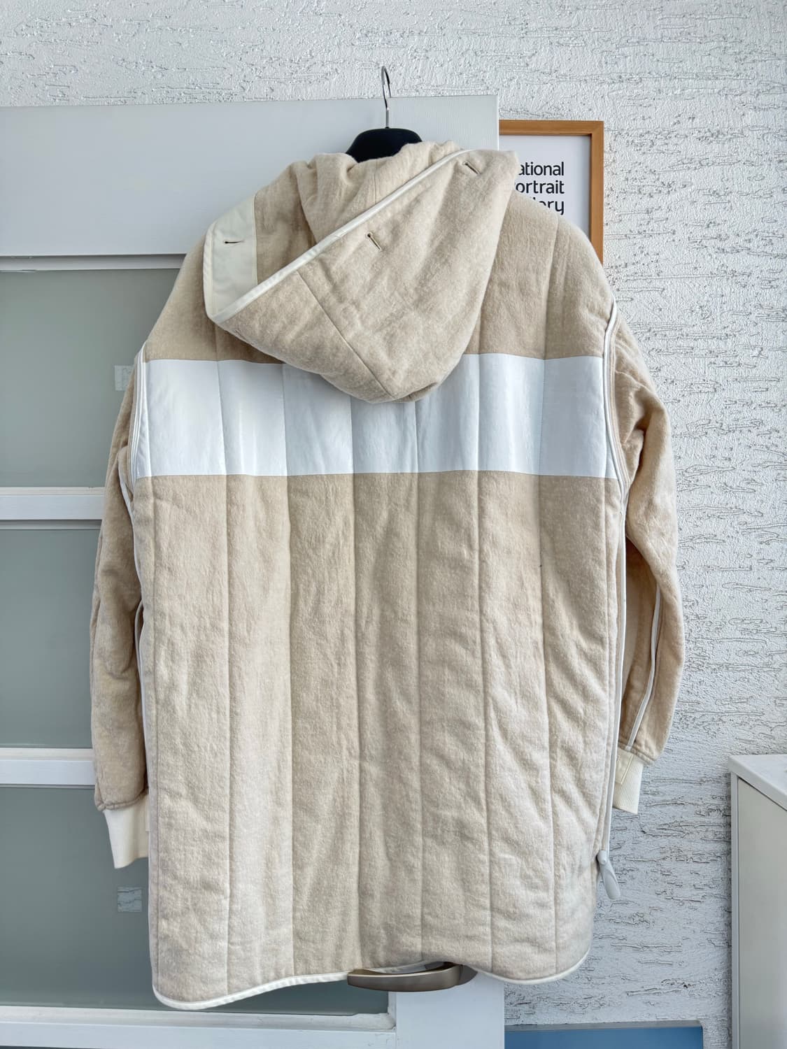 [헬무트 랭] Helmut Lang 후드 퀼팅 코트 이탈리안 패브릭 S 상품이미지4