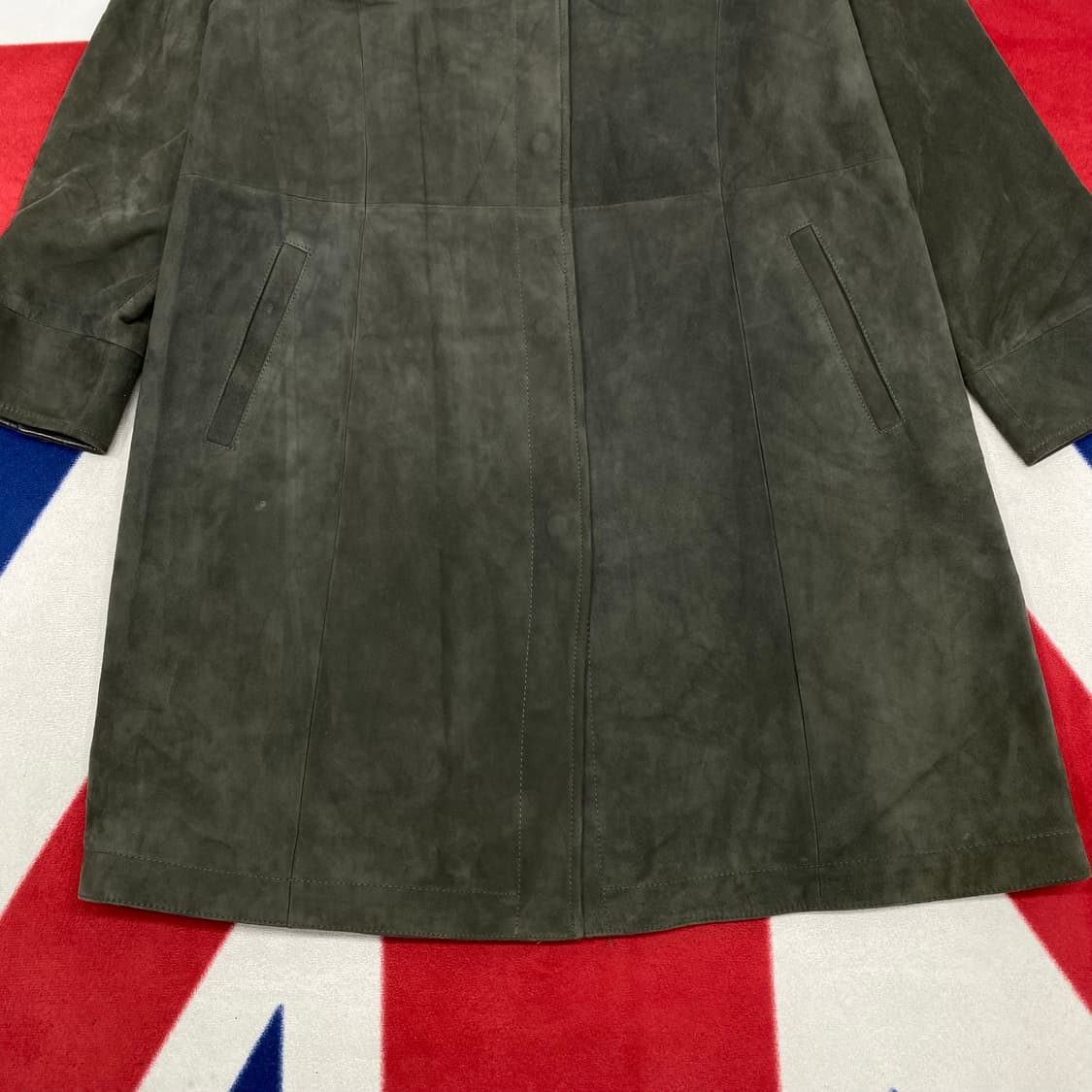 염소가죽 스웨이드 코트 여성M  상품이미지4