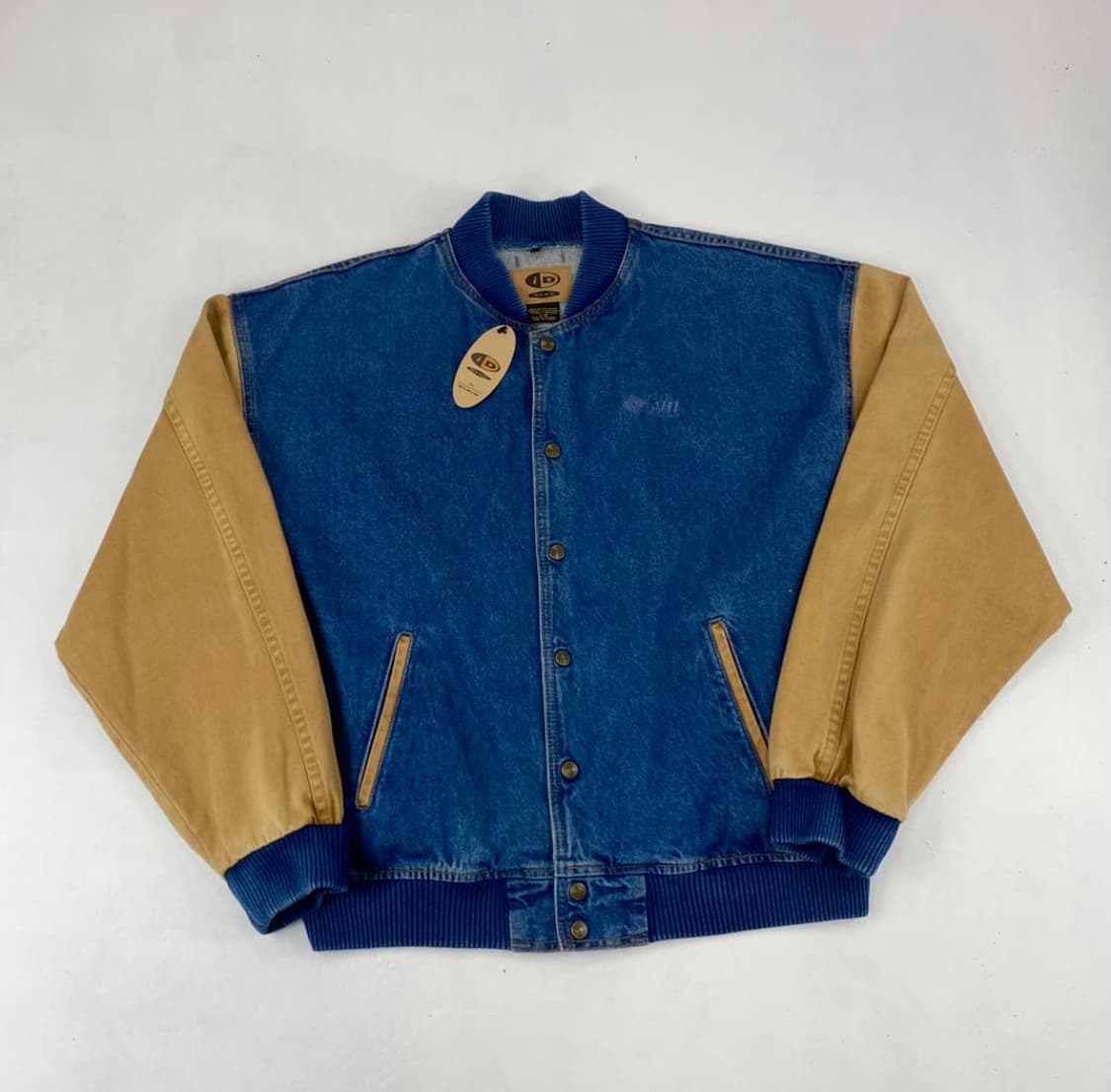1.D Wear 빈티지 데님 바시티 자켓 (105) 상품이미지2