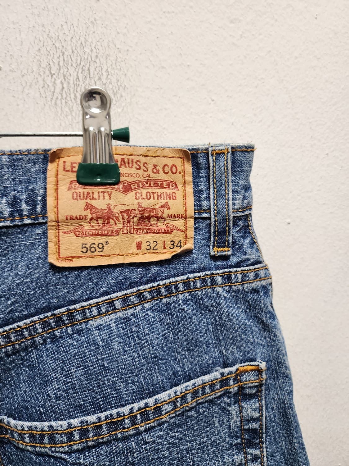 리바이스 569 루즈 스트레이트 8부 데님  상품이미지3
