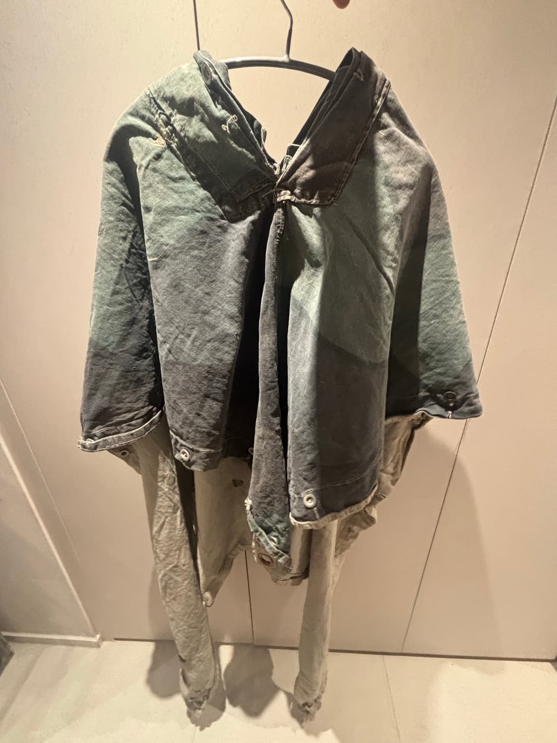 스웨덴군용 케이프 겸 텐트 2차세계대전 상품이미지4