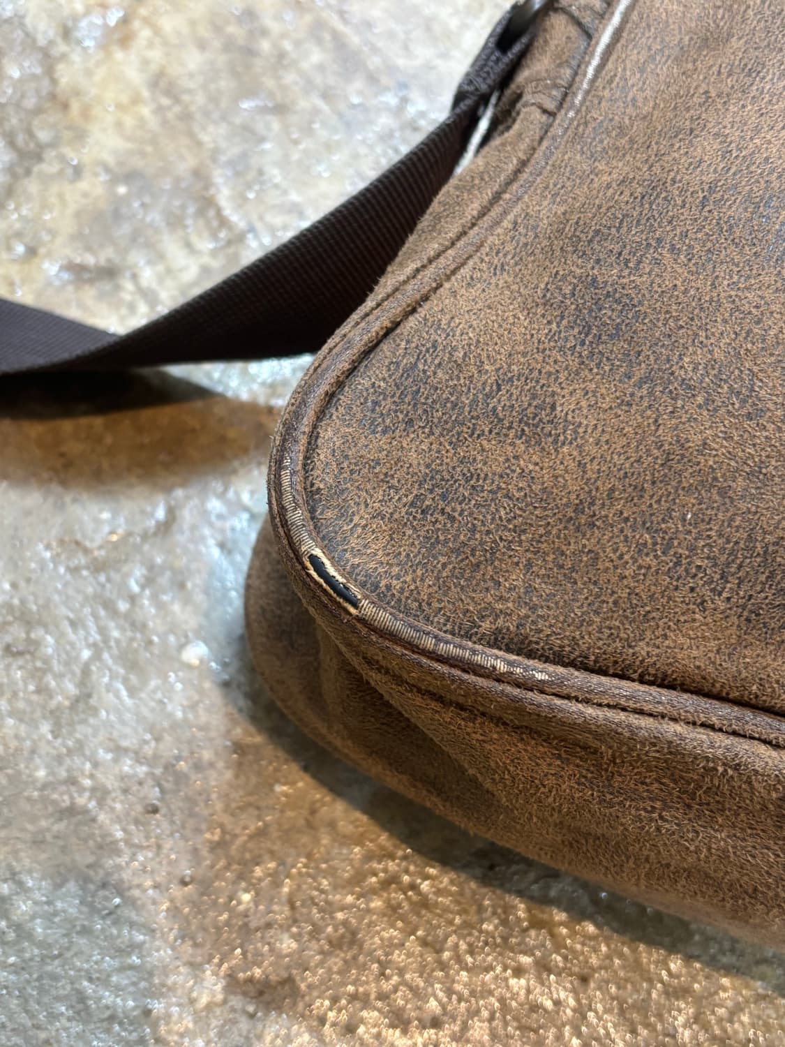 아디다스 빈티지 레어 크로스백 모카브라운 상품이미지10