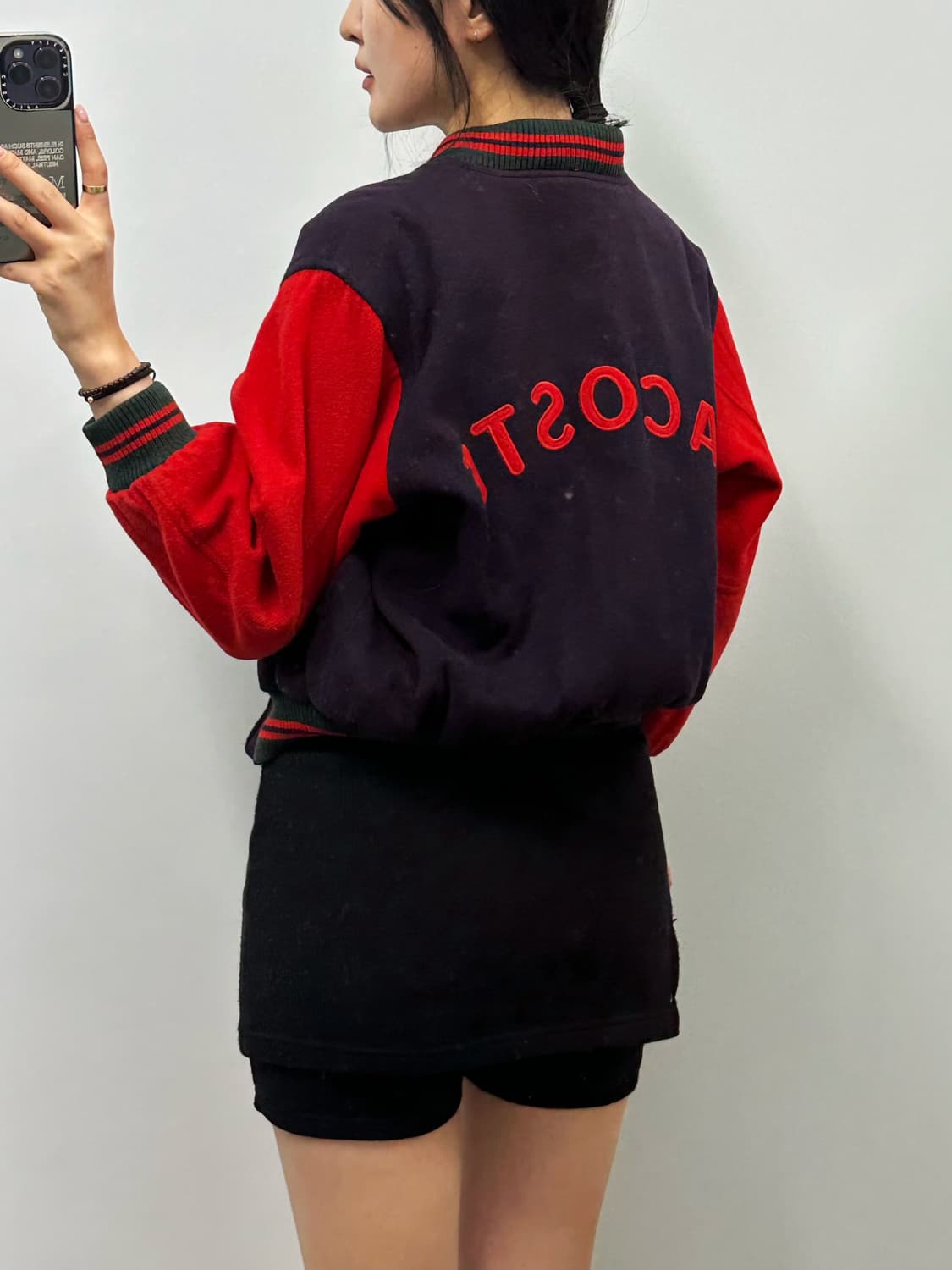 00s 라코스테 모직 스타디움 바시티 자켓 상품이미지2