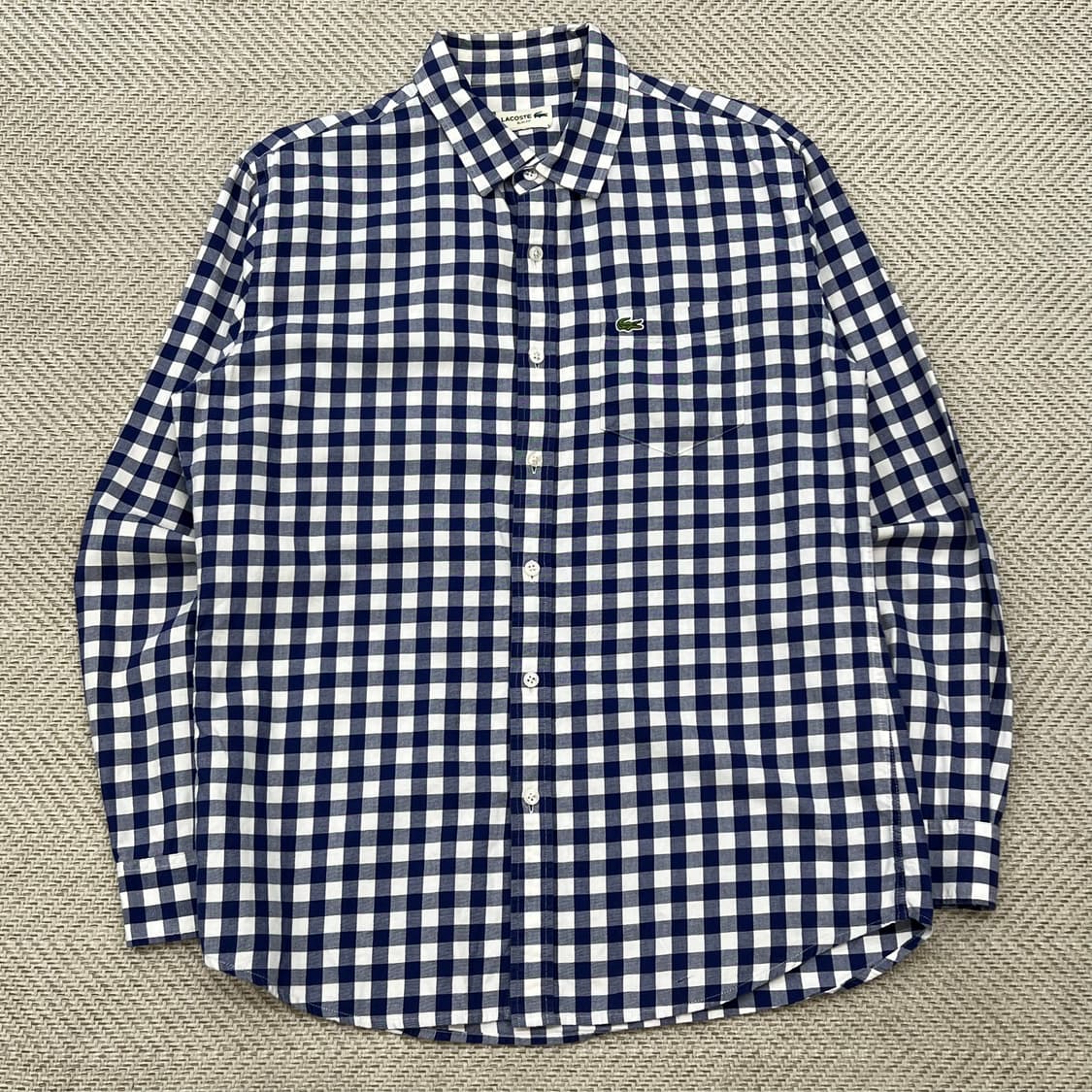 라코스테 체크 셔츠 r3524 상품이미지1