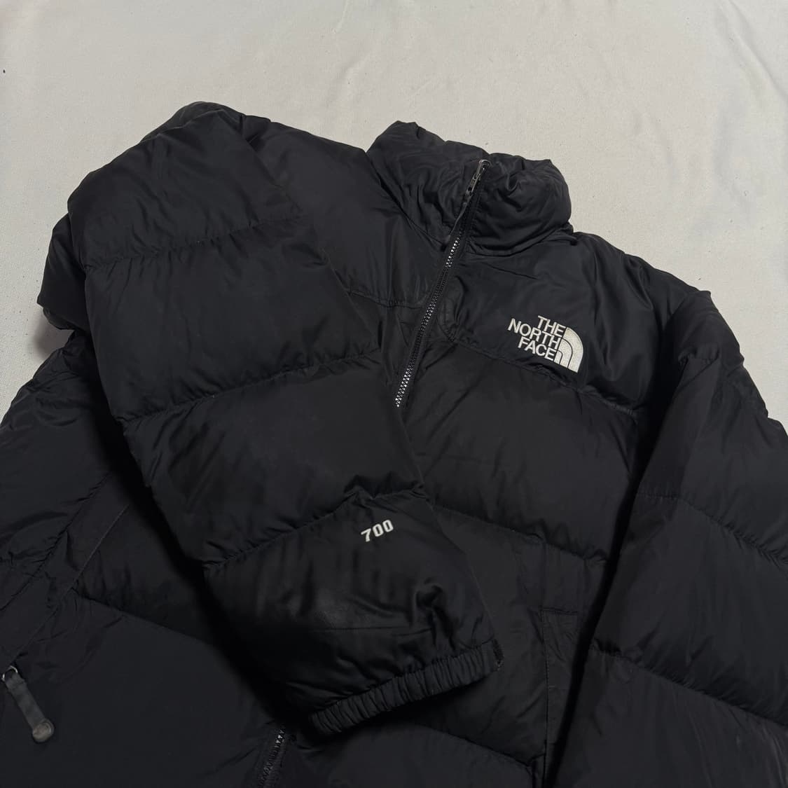 L 노스페이스 눕시 700 무광블랙 구스다운 패딩 상품이미지1