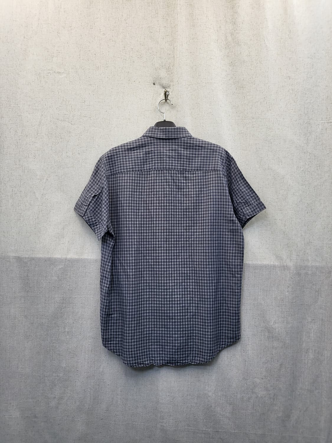 Theory 체크 반팔 셔츠 상품이미지2