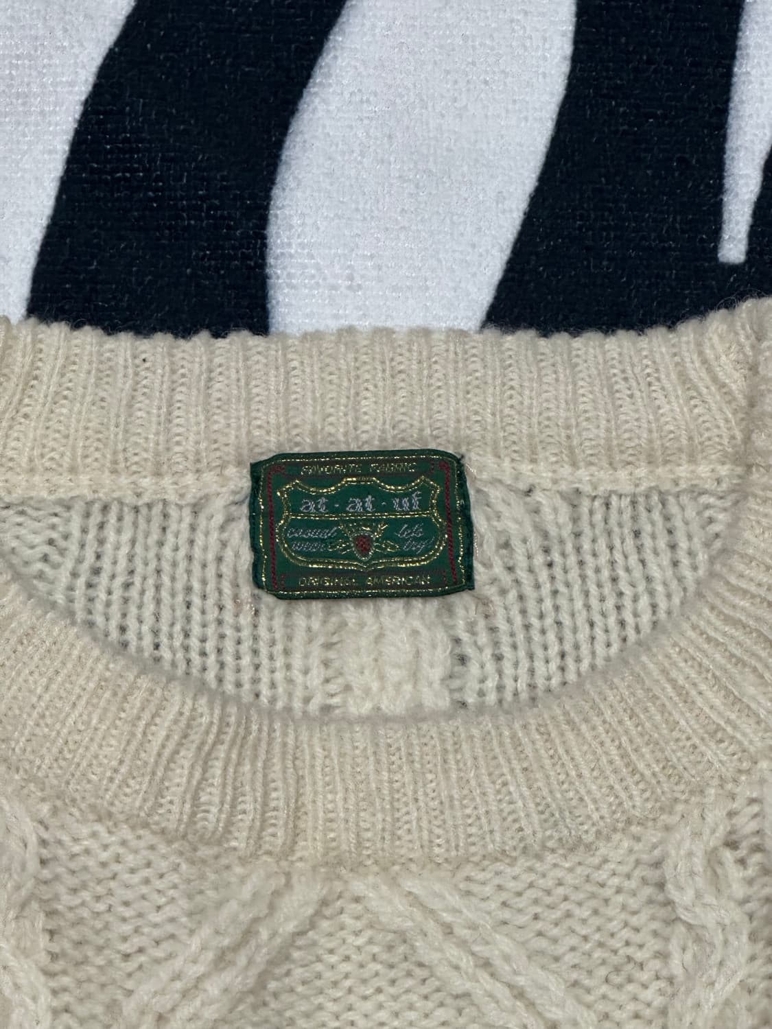 빈티지 꽈배기 니트  상품이미지3