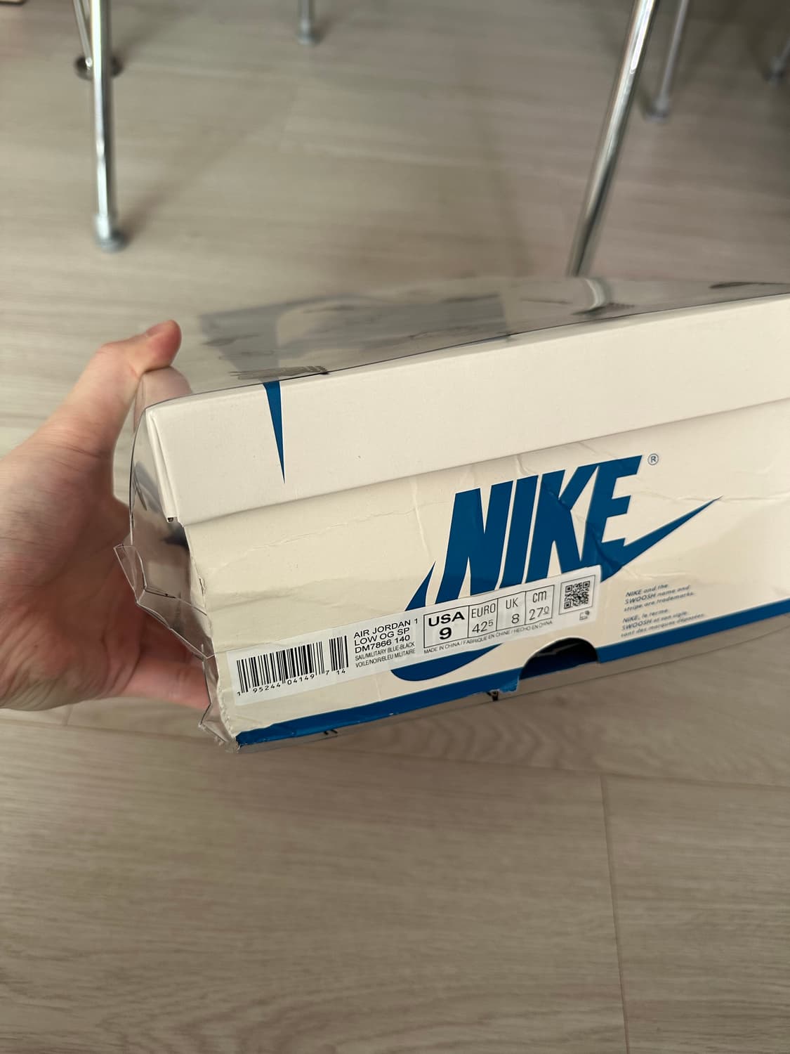 조던1 트레비스 스캇 프라그먼트 레트로 로우 270 상품이미지9